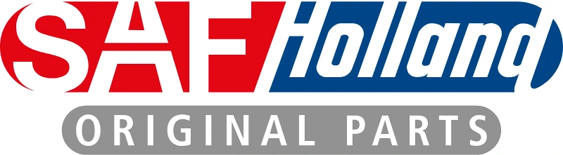 SAF-Holland logotyp med texten "Original Parts" i grå oval nedanför.