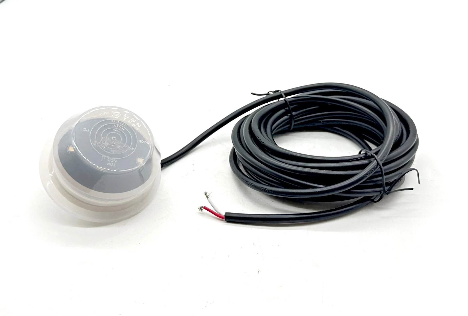 RÖD POS.LAMPA VITT GLAS 10-30 V